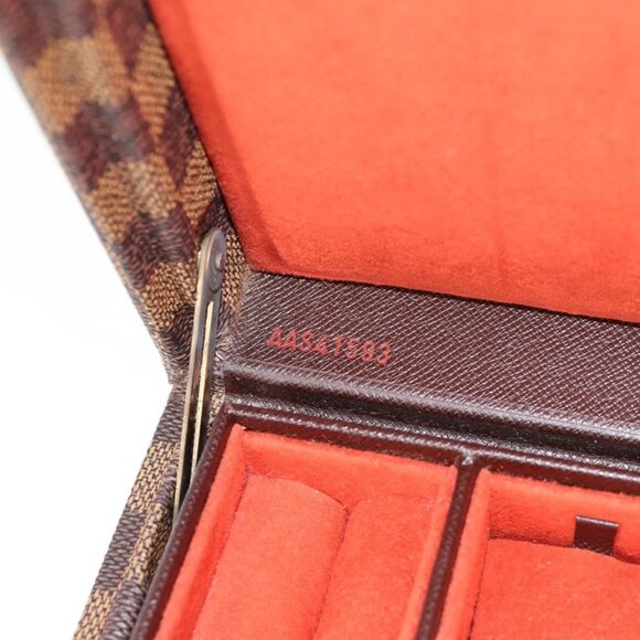 LOUIS VUITTON Damier Ebene Boite Bijou Jewelry Box SPO LV Auth 135955SV - Picture 12 of 15